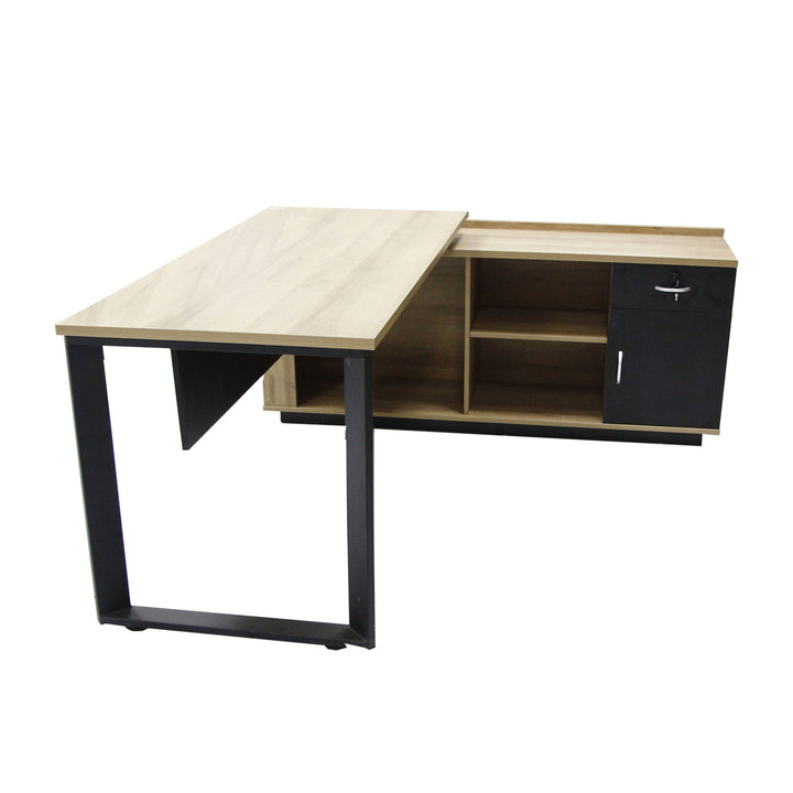 Cheap Hot Sale L Shaped Modern School Office Furniture Desk Melamine Executive Office Desk